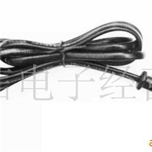 供应圆插带尾美式电源线