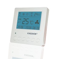 供应地暖温控器、风机盘管温控器，大液晶温控器优提普kingshow牌