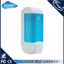 新款透明酒店宾馆皂液器手动壁挂给皂液盒吸壁皂液机单头皂液盒