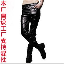2013爆款潮流男士皮裤韩版休闲皮裤男修身男士皮裤男皮裤男