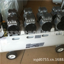 德宝静音空压机/90L气罐进口小型机/4*580W静音无油空压机