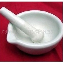 陶瓷研钵+研磨棒10CM瓷质捣药罐研钵研药碗乳钵