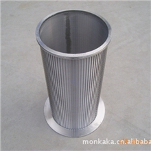 高精密筛管不锈钢筛管滤芯楔形网滤筒