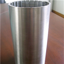 厂家优质供应最小间隙0.02mm滤网楔形网不锈钢绕丝筛管