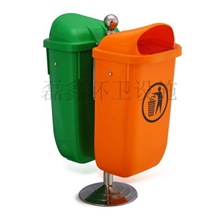 50升垃圾桶双胞胎垃圾桶公园垃圾桶小区垃圾桶