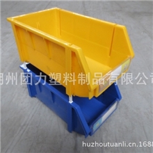 黄色塑料零件盒红色组立塑料零件盒背挂零件盒塑料周转零件盒