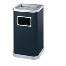 【厂家直销】垃圾桶BX-A027喷塑斜角烟灰桶不锈钢垃圾桶