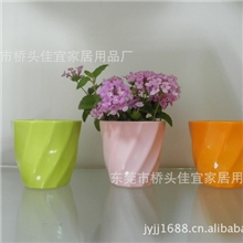 F0918-0迷你螺旋小盆栽花盆,新奇特小花盆,仙人球花盆