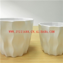 新品F0932-3树皮纹路时尚密胺花盆9色可选