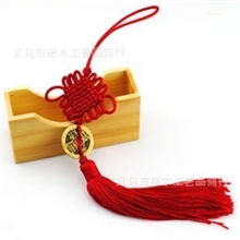 铜钱中国结批发挂件生产厂家义乌小商品城中国结