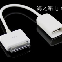 苹果OTGnewipad23OTG数据转换线U盘转接线读卡器外接USB