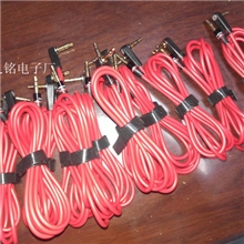 魔声面条耳机怪兽AUX线Monster音频线3.5公对公对录线弯头