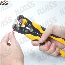 HS-D2IWISS多功能自动剥线钳端子压接钳电缆剪刀0.2-6mm2