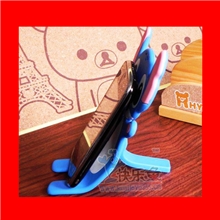 【工厂供应】精美手机座PVC软胶手机座礼品手机座3D手机座