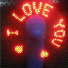 厂家促销时尚霓虹灯微型小风扇