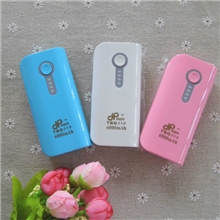 包邮移动电源6000mAh充电宝厂家批发手机移动电源