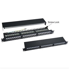 5.6类24口屏蔽配线架厂家直销