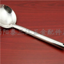 批发生产圆柄不锈钢勺户外不锈钢餐具套装