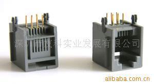 低价供应RJ12电话插座，623PCB通讯插座