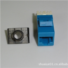 厂家直销AMP款六类网络模块网络模块RJ45180度打线式网络模块