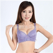 曼思妮2090B性感聚拢上托前双排扣女士文胸小胸平胸MM必备