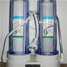 家用净水器、净水器、厨房净水器、供应家用双筒透明净水器