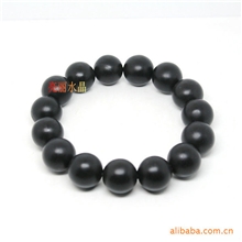 厂家直销天然泗滨砭石手链10-16MM保健防辐射砭石