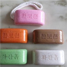 火山泥香皂手工皂精油皂压刻韩文天然活肤厂家直销特价批发