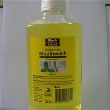【厂家直销】专业供应代加工薄荷味漱口水500ml