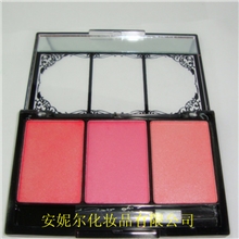 （ANNIER安妮尔）三色腮红带镜子雅致清新完美粉嫩厂家直销