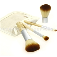 化妆刷套刷ECOTOOLS4支环保竹子木柄/麻布刷包/彩妆工具
