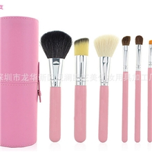7支美容刷/化妆刷7件套/桶装尼龙毛化妆刷/外贸热销款/欢迎抢购