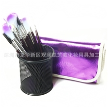 16支紫色化妆刷套刷/美容刷套装/工厂批发/一件代发/量大价优