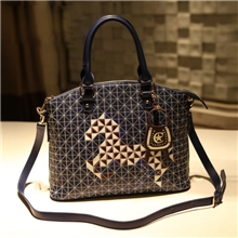 一件代发女包新款韩版时尚小马包格纹缝线手提包单肩斜跨包包166