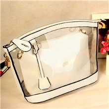 2013春夏季潮女新款韩版撞色糖果冻透明包斜跨荧光女包包108