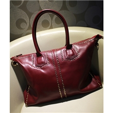 包包代理欧美大牌范大气铆钉收腰大包包单肩手提包女包代销146