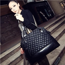 2013新款冬季时尚女包欧美范大牌复古包手提大包包潮女菱格大包包