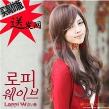 【品上假发】女生假发长卷蓬松齐刘海非主流假发长卷发