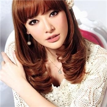 【品上假发】日韩非主流时尚可爱女生假发齐刘海长梨花头