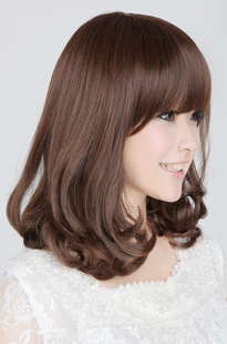 卡诺生产批发日韩非主流女生女士梨花头蓬松高温丝假发8893