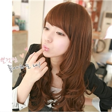 厂家直销现货批发女生长发长假发套时尚长卷发wig假发批发
