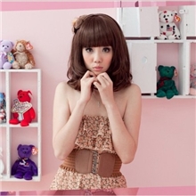 义乌假发厂家直销非主流假发女生短发BOBO头女生假发梨花头