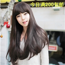 一件起批义乌假发批发女长卷蓬松jiafa梨花头长卷发发型