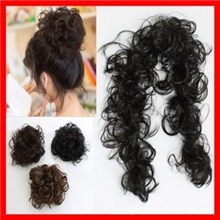 【批发选购】假发批发韩版发饰缠绕式发条毛毛虫发圈发包