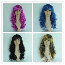 长卷发彩色假发表演假发舞会假发节日假发橱窗模特假发