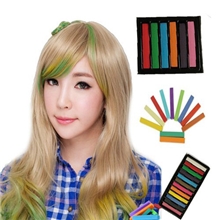 秀美发饰渐变彩色蜡笔染发棒染发笔染发膏一次性