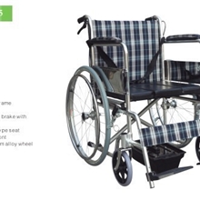 医用轮椅铝合金轮椅手动轮椅SLV-105轮椅厂家轮椅批发