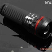 l流明三档调光/调焦战术强光手电筒车友必备