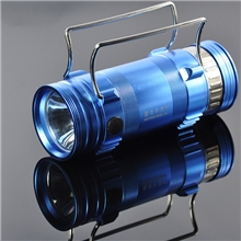特价蓝白双光源5W蓝光钓鱼灯LED夜钓灯充电