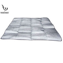 供应厂家直销2*2米多人大号单面铝膜防潮垫野餐垫午休爬行垫